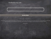 Tablet Screenshot of firstbankcorp.com